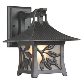 Craftmade Mandalay Hanging Outdoor Wall Lantern with Leaf