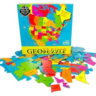 GeoToys GeoPuzzle USA And Canada   GEO 104