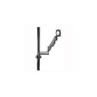 Height Adjustable Dual Swing Arm Pole LCD Mount (Up to 30)