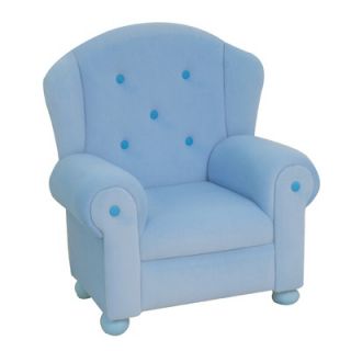LumiSource Kids Arm Chair in Blue   CHR K ARM BU