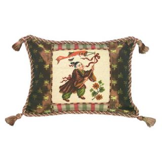 123 Creations Chinese Characters 100% Wool Needlepoint Pillow   C727