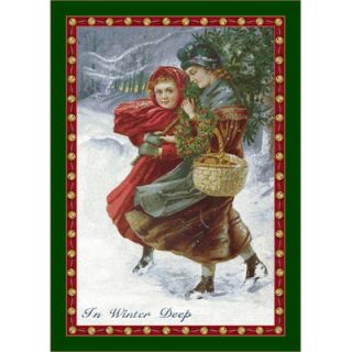 Milliken Winter Seasonal Holiday in Winter Deep Novelty Rug   4853