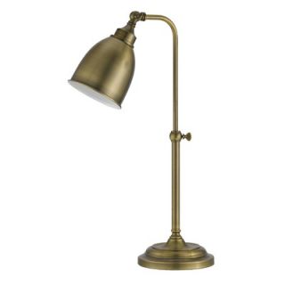 Cal Lighting Pharmacy Table Lamp with Adjustable Pole in Antique