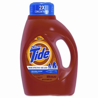 Ultra Liquid Tide Laundry Detergent, 50 oz Bottle, 6 per carton