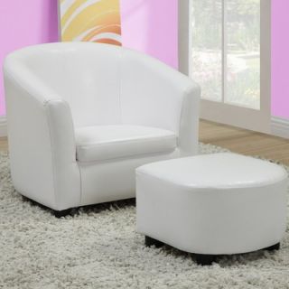 Monarch Specialties Inc. Youth Chair and Ottoman Set