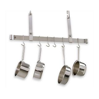 Rainsford & Gale Epicure Stainless Steel Wall Pot Rack Set   922/112