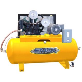 EMAX 15 HP 120 Gallon 3PH Horizontal 2