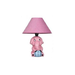 Home Design Pink Elephant Table Lamp