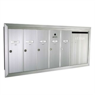  Unit With Outgoing Mail Slot and Semi   Recessed Collar   1260/SR 120