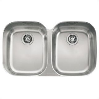 FrankeUSA Regatta Undermount Stainless Steel Double Bowl Kitchen Sink
