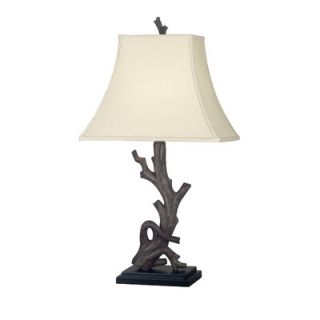 Kenroy Home Drift One Light Table Lamp in Wood Grain   21049WDG