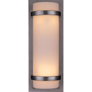 Minka Lavery Backed Wall Sconce in Brushed Nickel
