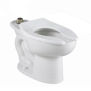 American Standard Madera Elongated Universal Toilet Bowl with Top Spud