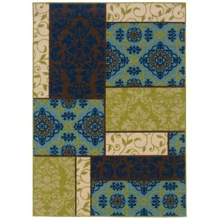Oriental Weavers Sphinx Caspian Brown/Blue/Green Rug   3066V