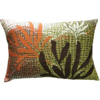 Ecco 13 x 20 Pillow with Rust / Brown Leaves