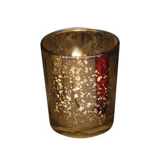 Rustic Glass Votive Candle Holder