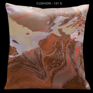 Lama Kasso Impressions Brown 18 Square Micro Suede Pillow