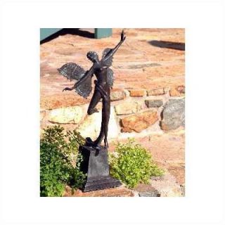 Brass Baron Butterfly Fairy Statue
