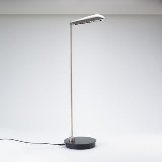 Mimas One Light Table Lamp in Matte Nickel/Graphite