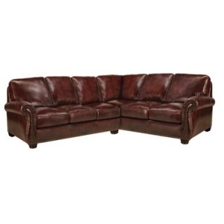 World Class Furniture Mackenzie Leather Sectional B   WC MAK 6B