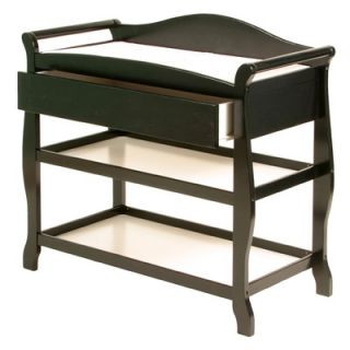 Storkcraft Aspen Changing Table with Drawer in Black   00524 58B