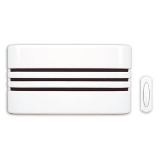Heath Zenith Wireless Battery Operated Door Chime Kit with White