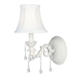 World Imports Lighting Alyssa Wall Sconce in Distressed White