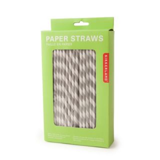 Paper Straws (Box of 144), Gray