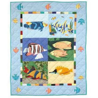 Ocean Schools 6 piece Crib Bedding Set   CROCSH