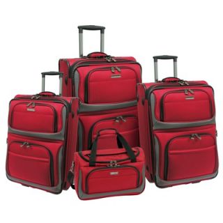 Travelers Choice Lightweight 4 Piece Luggage Set