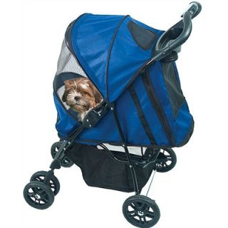 Pet Gear Happy Trails Pet Stroller in Cobalt Blue   PG8100ST