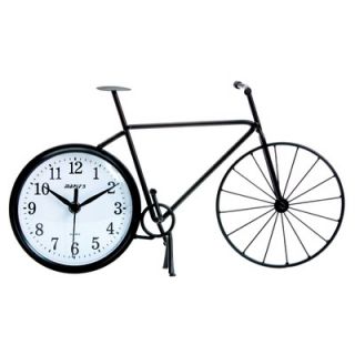 Maples Clock Silhouette Bicycle Table Clock