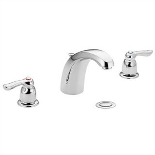 Moen Chateau Widespread Bathroom Faucet with Double Lever Handles