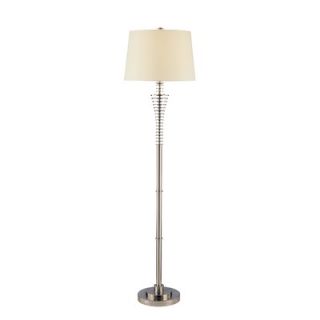 George Kovacs Lamps Floor Lamp with Off   White Fabric Shade   P361