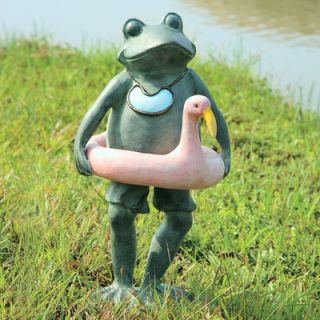 SPI Home Beach Buddy Frog Statue
