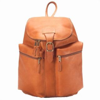 Clava Leather Vachetta Leather Zip Top Backpack