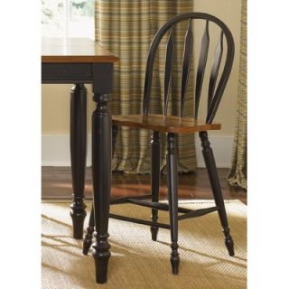 Liberty Furniture Low Country Dining Windsor Back Barstool in Anchor