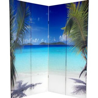 Oriental Furniture 6 Tall Double Sided Ocean Room Divider