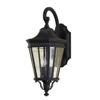 Feiss Cotswold Lane Outdoor Wall Lantern with Clear Glass Shade