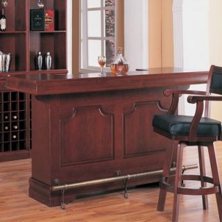 Wildon Home ® Tiernan Bar Table with Footrest in Cherry