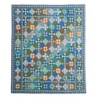 Patch Magic Chambray Nine Patch Quilt