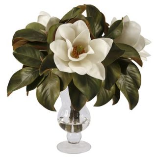 Winward International Glass Vase with Magnolias   JB338.WW