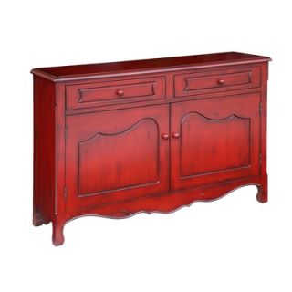 Gails Accents Contessa Cupboard in Distressed Red   50 001CB