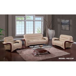 Global Furniture USA Melissa Bonded Leather Loveseat   992 RV L