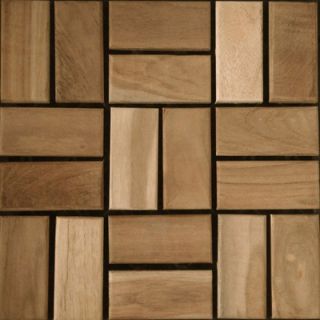 Vifah FSC Certified FSC Eucalyptus Hardwood / 1 Box of 10 Tiles