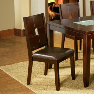 Alpine Furniture Lakeport Side Chair With Faux Leather