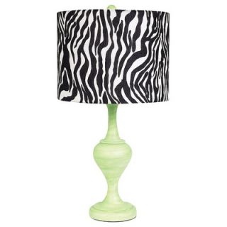 Jubilee Collection Curvature Large Table Lamp in Modern Green