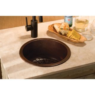 Native Trails Redondo Chico Hand Hammered Copper Bar Sink   CPS260