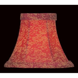 Woven jacquard Chandelier Shade in Red