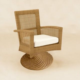 Woodard Trinidad Wicker Lounge Chair with Cushion